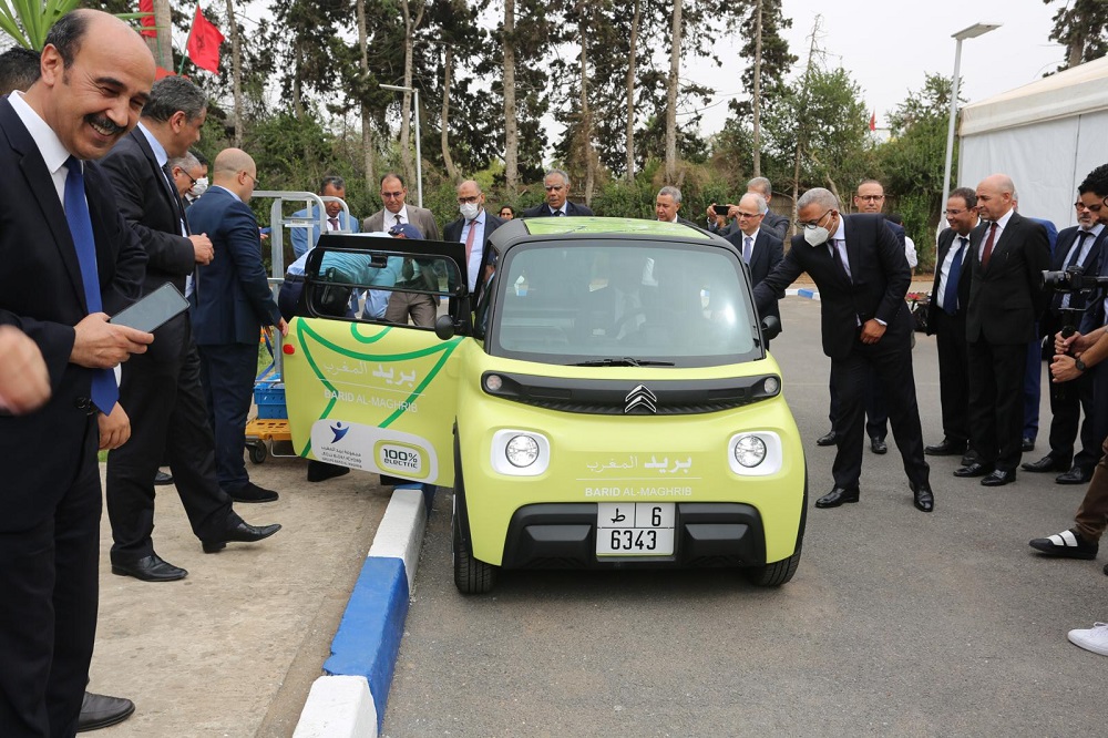 بريد المغرب يعتمد مركبات كهربائية 100% مصنوعة بالمغرب