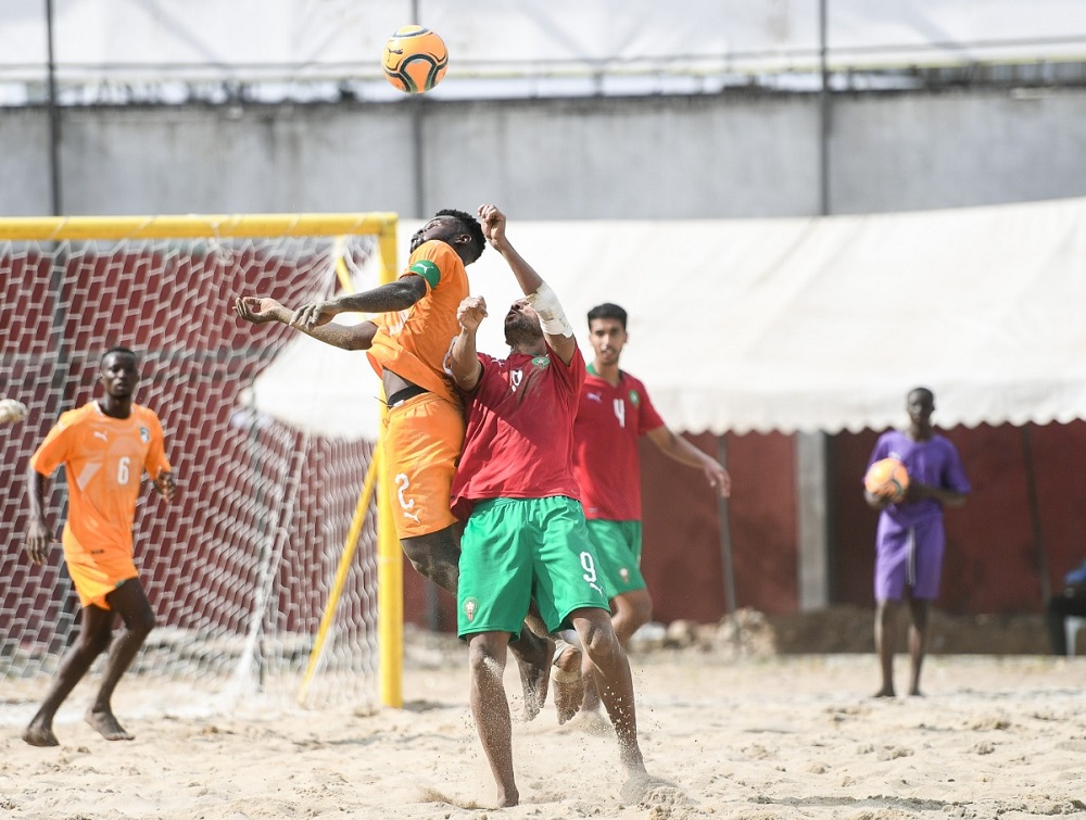 أسود "كرة الشاطئ" ينهزمون أمام كوت ديفوار