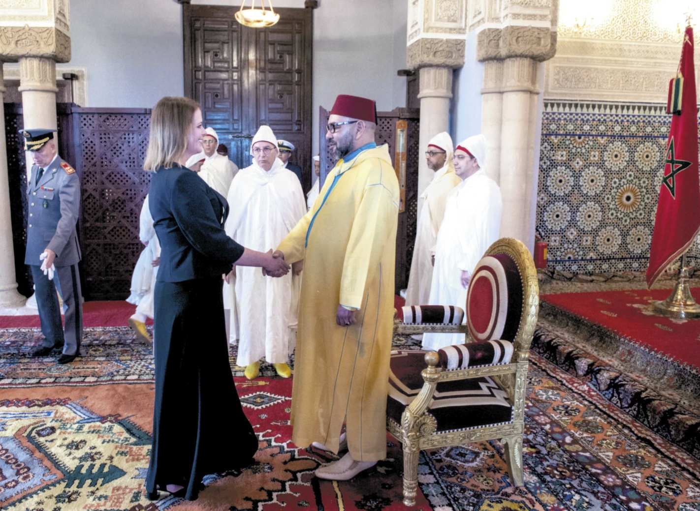  سفيرة كندا بالمغرب تهنئ الملك والمغاربة بعيد العرش 