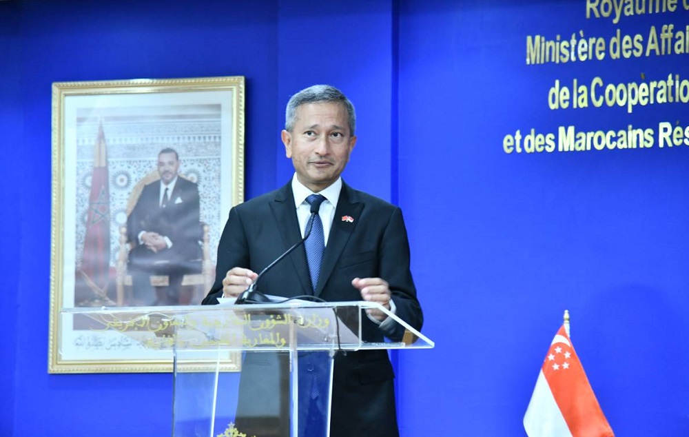 وزير خارجية سنغافورة يشيد بريادة الملك محمد السادس في مجال التسامح