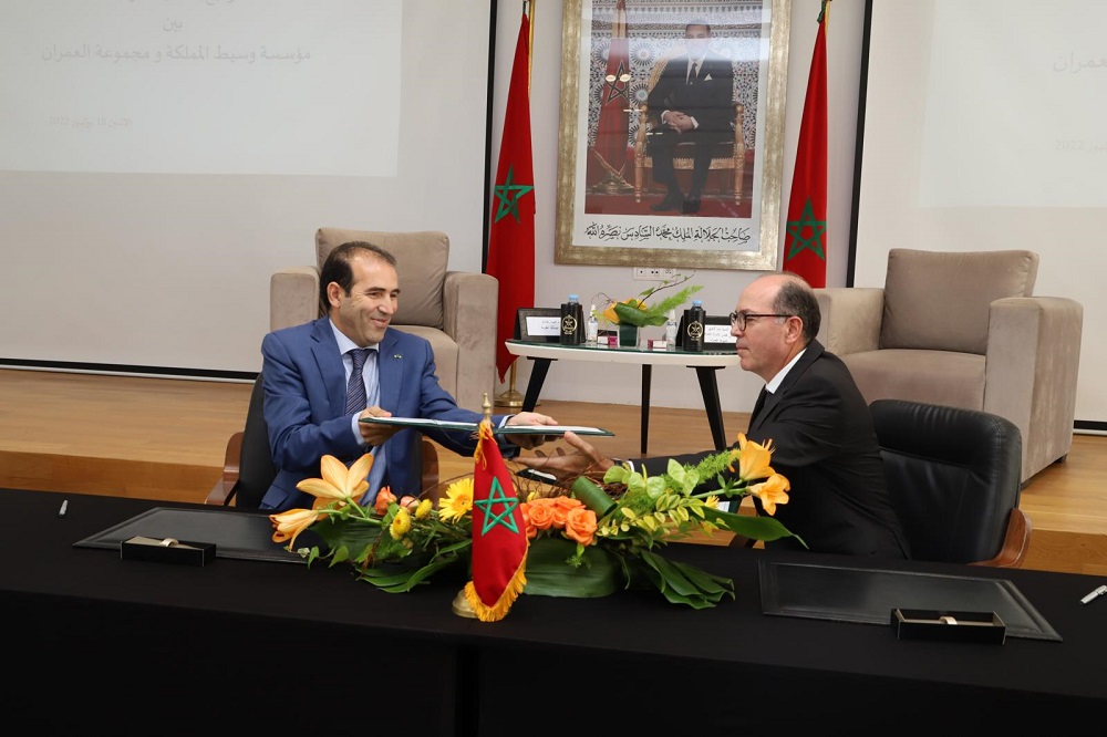 اتفاقية شراكة تجمع مجموعة العمران ووسيط المملكة