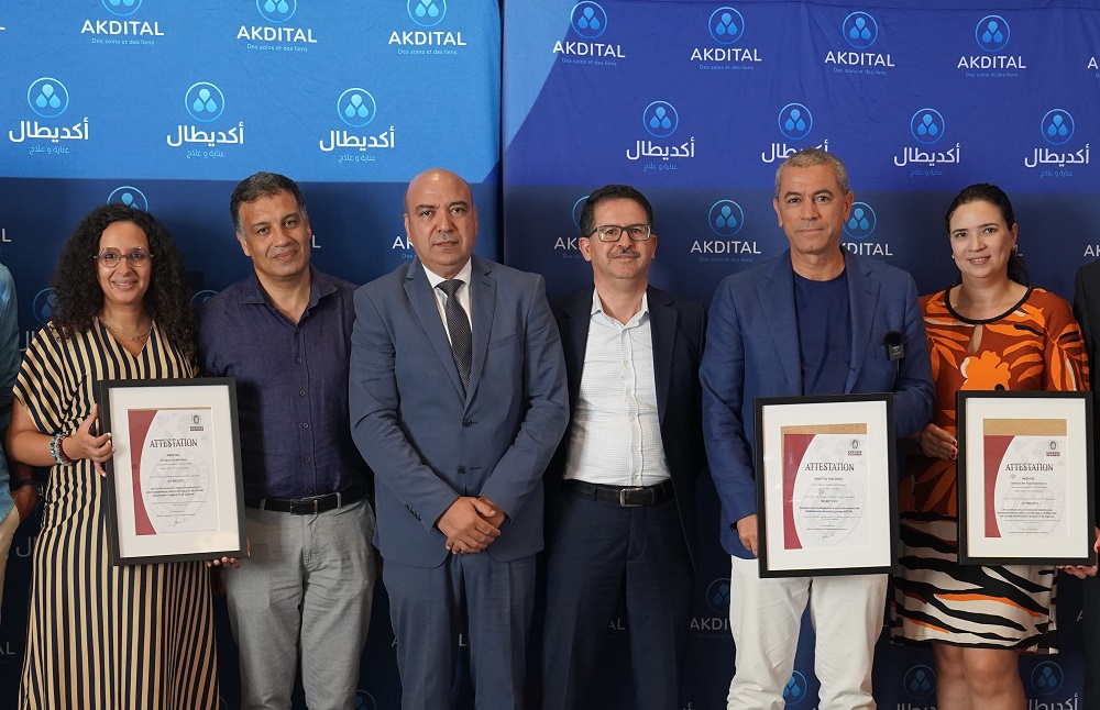 مصحات مجموعة "أكديطال" تحصل على شهادة الإيزو