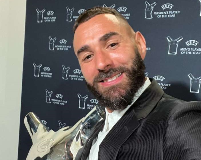 بنزيمة يحرز جائزة أفضل لاعب في أوروبا