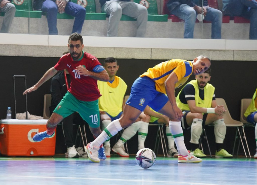  فوتسال.. التعادل السلبي ينهي مباراة المغرب والبرازيل 