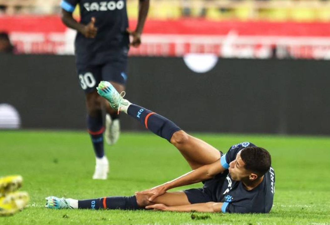  أمين حارث يعاني من "التواء في الرباط الصليبي" على مستوى ركبته اليسرى 