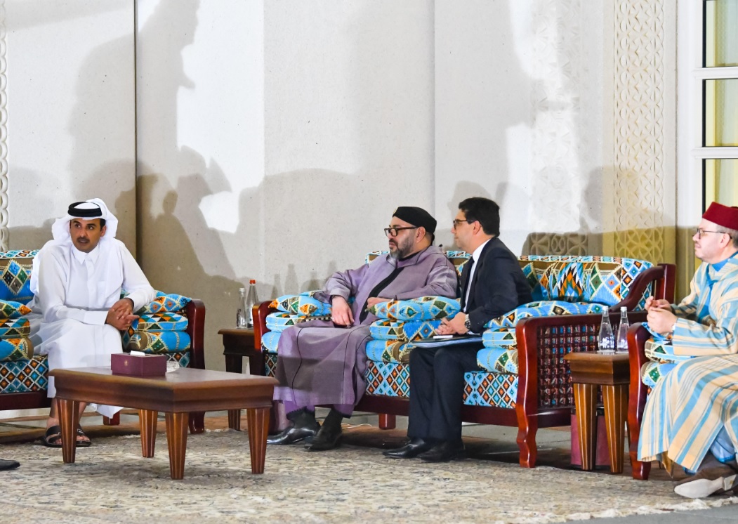 رسالة من الملك محمد السادس إلى أمير قطر