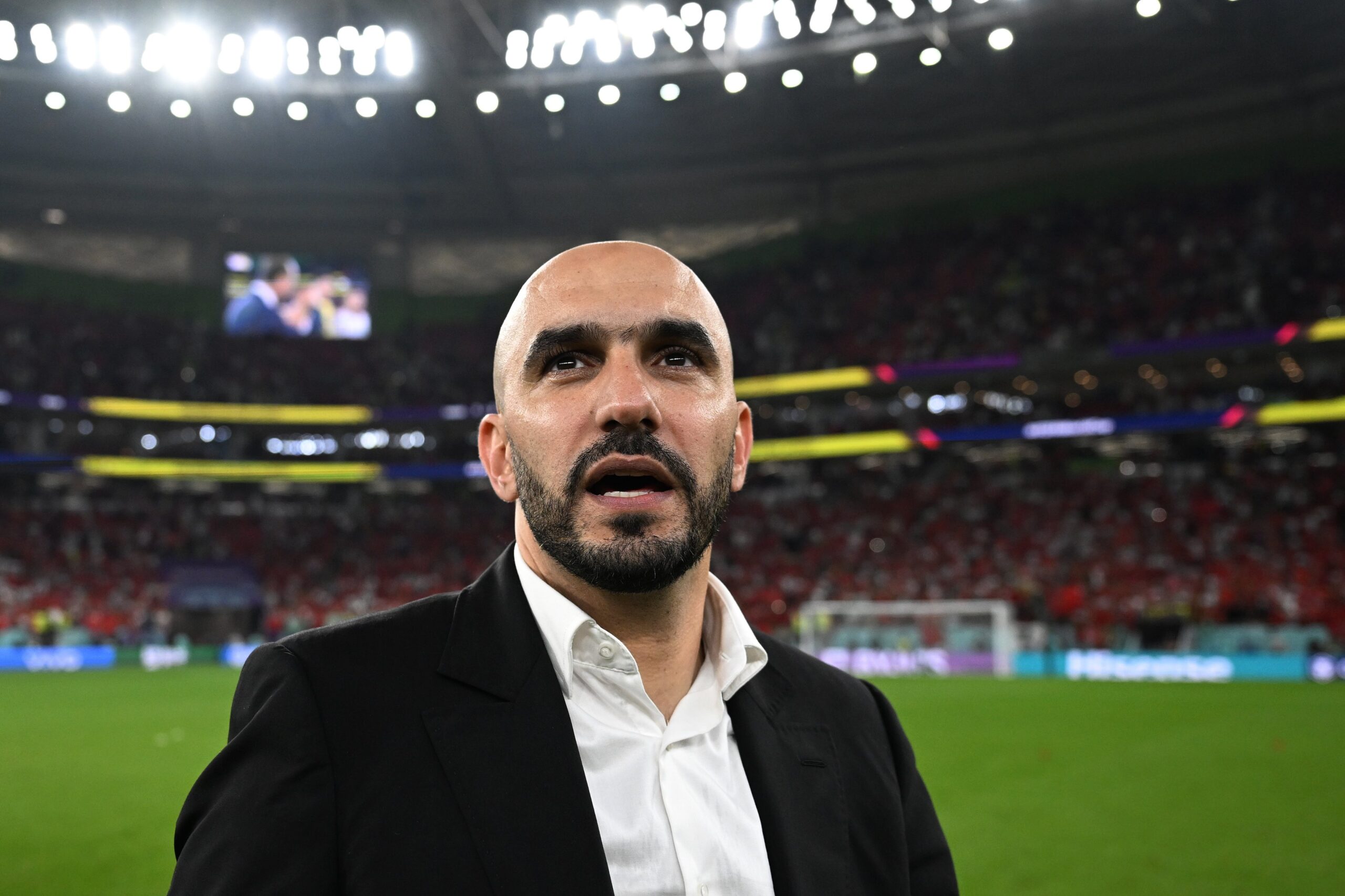 الركراكي: أهدي الفوز إلى الشعب المغربي