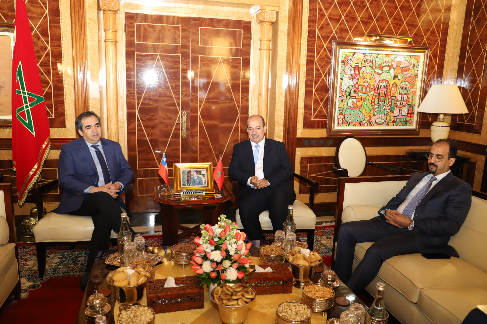 ميارة يجدد تقديره لموقف الشيلي من قضية الصحراء المغربية