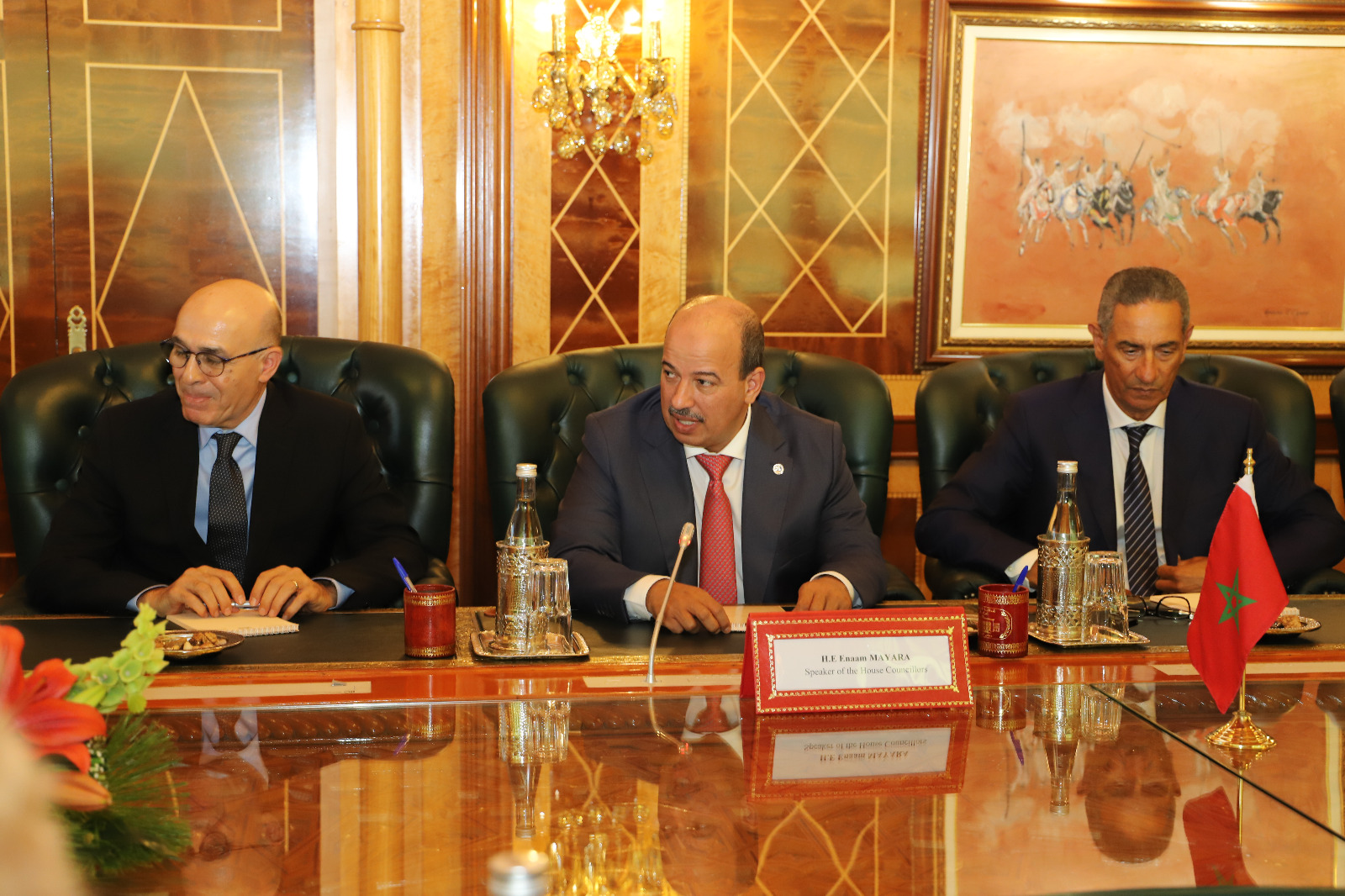  ميارة يشيد بموقف واشنطن بخصوص الصحراء خلال استقباله وفداً من منظمة اللجنة اليهودية الأمريكية 