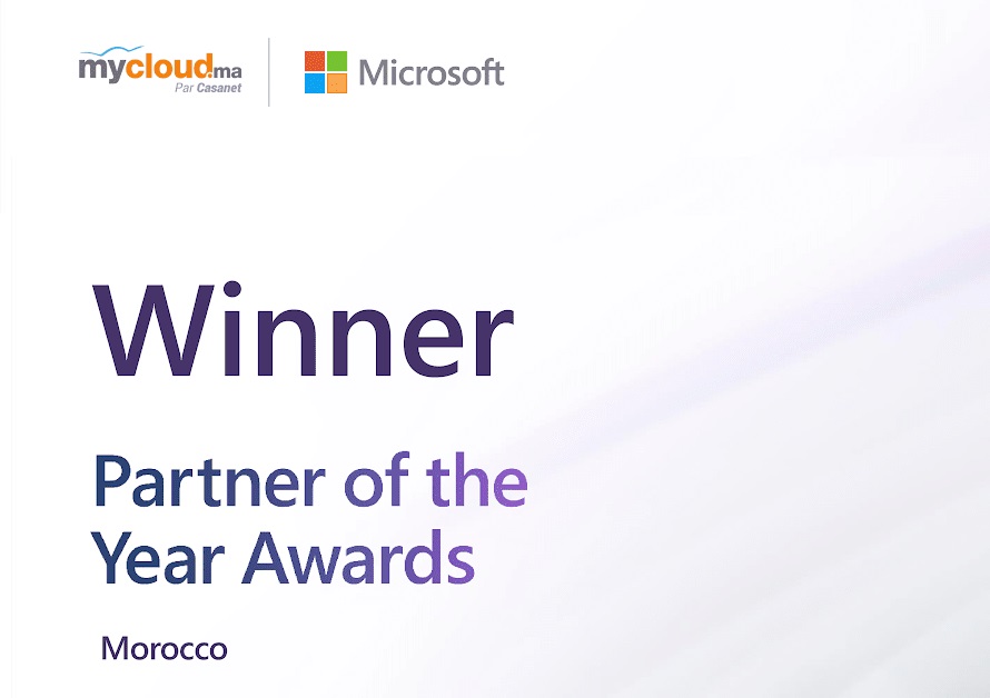 موقع Mycloud.ma يفوز بجائزة أفضل شريك لمايكروسوفت بالمغرب للمرة الرابعة