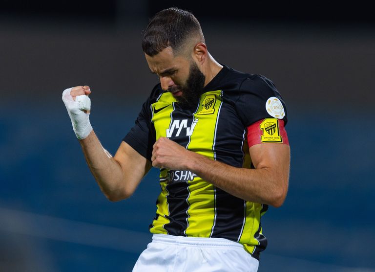  عضلة بنزيما تثير الهلع لدى جمهور الاتحاد 