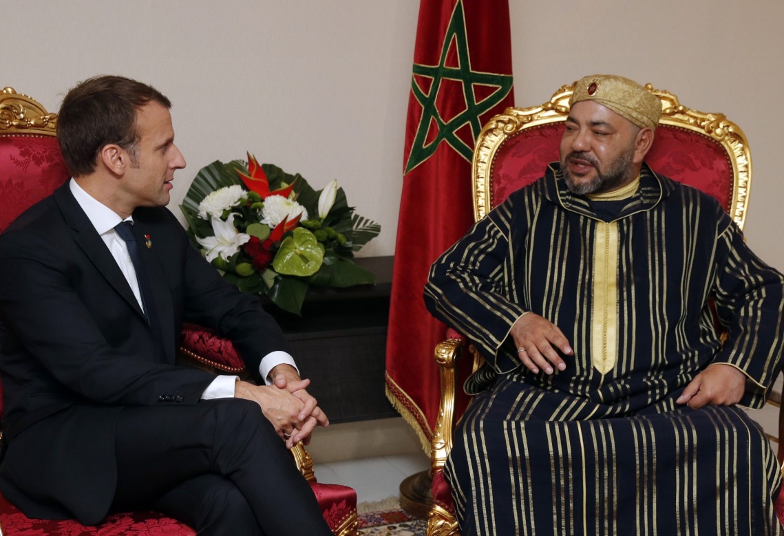 ماكرون للملك: متيقن أن علاقة بلدينا قادرة على النمو بشكل أكبر