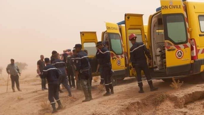  الجزائر: ارتفاع ضحايا الفيضانات إلى 8 قتلى 