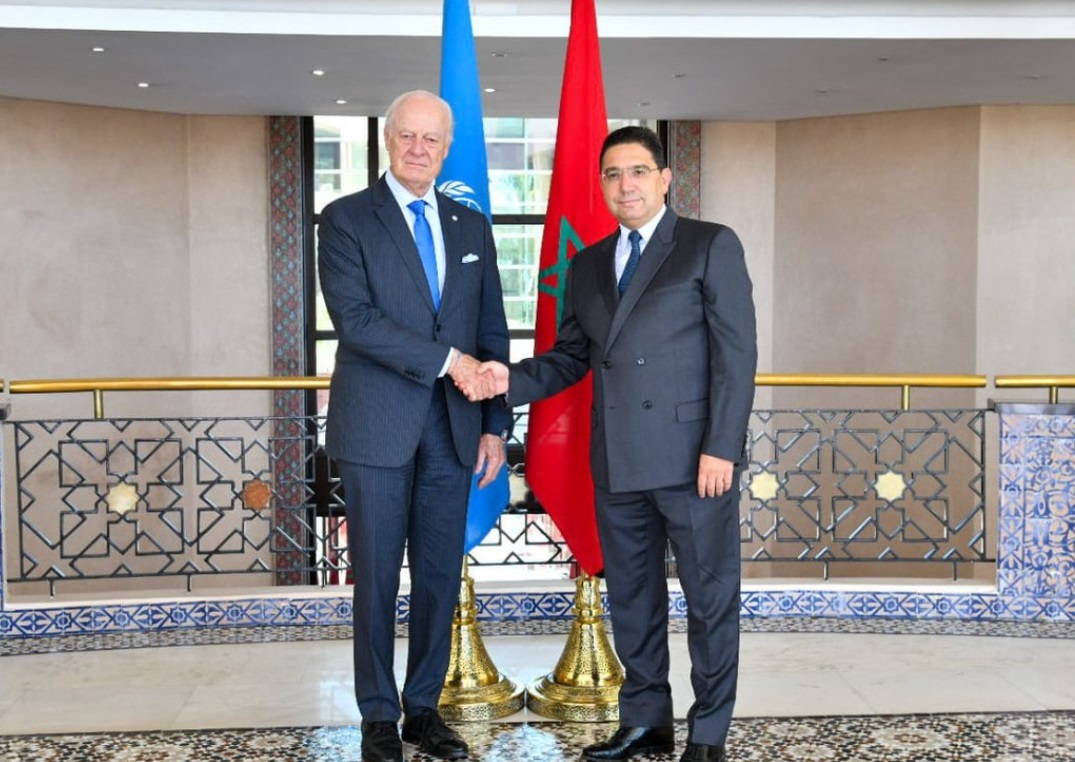 بوريطة يتباحث مع المبعوث الشخصي للأمين العام للأمم المتحدة للصحراء المغربية