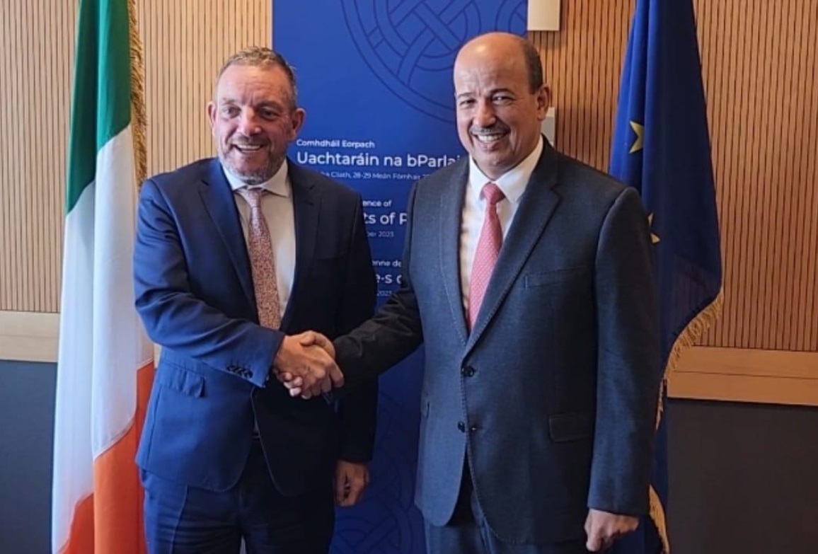 ميارة يجري محادثات مع رئيس مجلس الشيوخ الأيرلندي