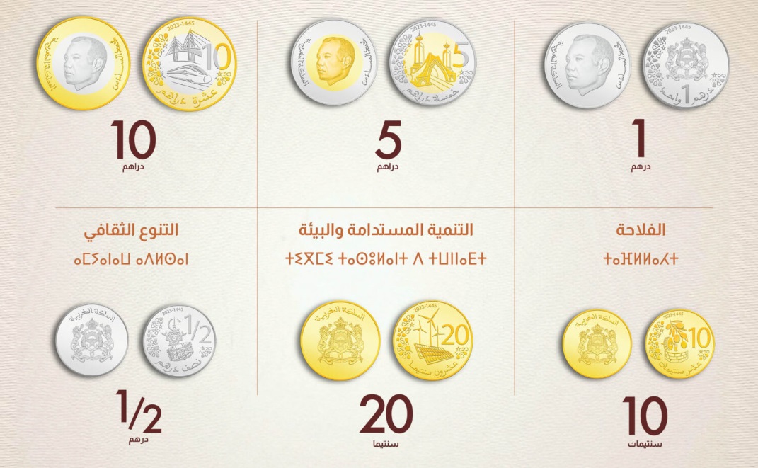 بنك المغرب يطرح أوراقاً وقطعاً نقدية جديدة