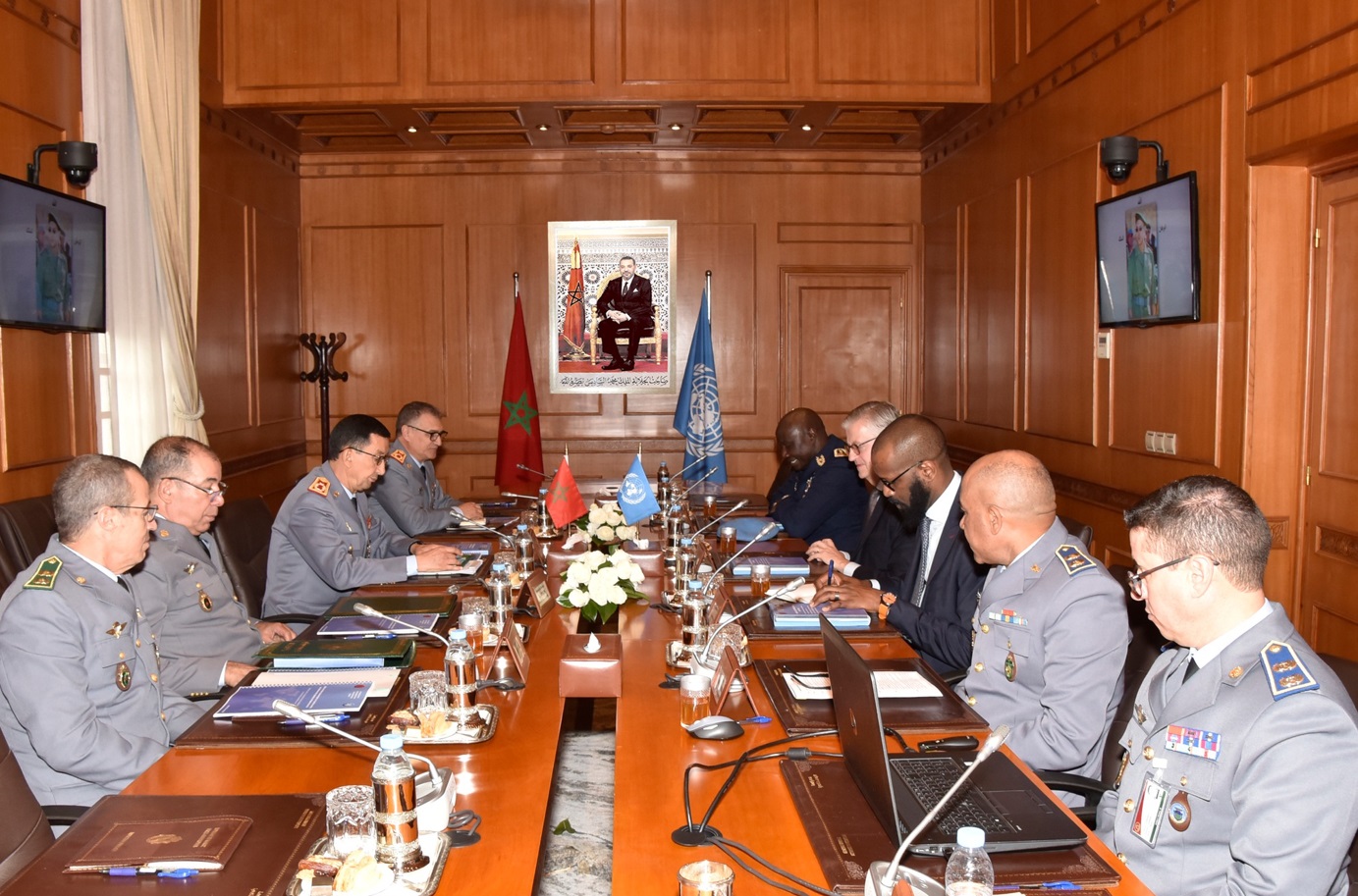 المفتش العام للقوات المسلحة الملكية يستقبل نائب الأمين العام الأممي