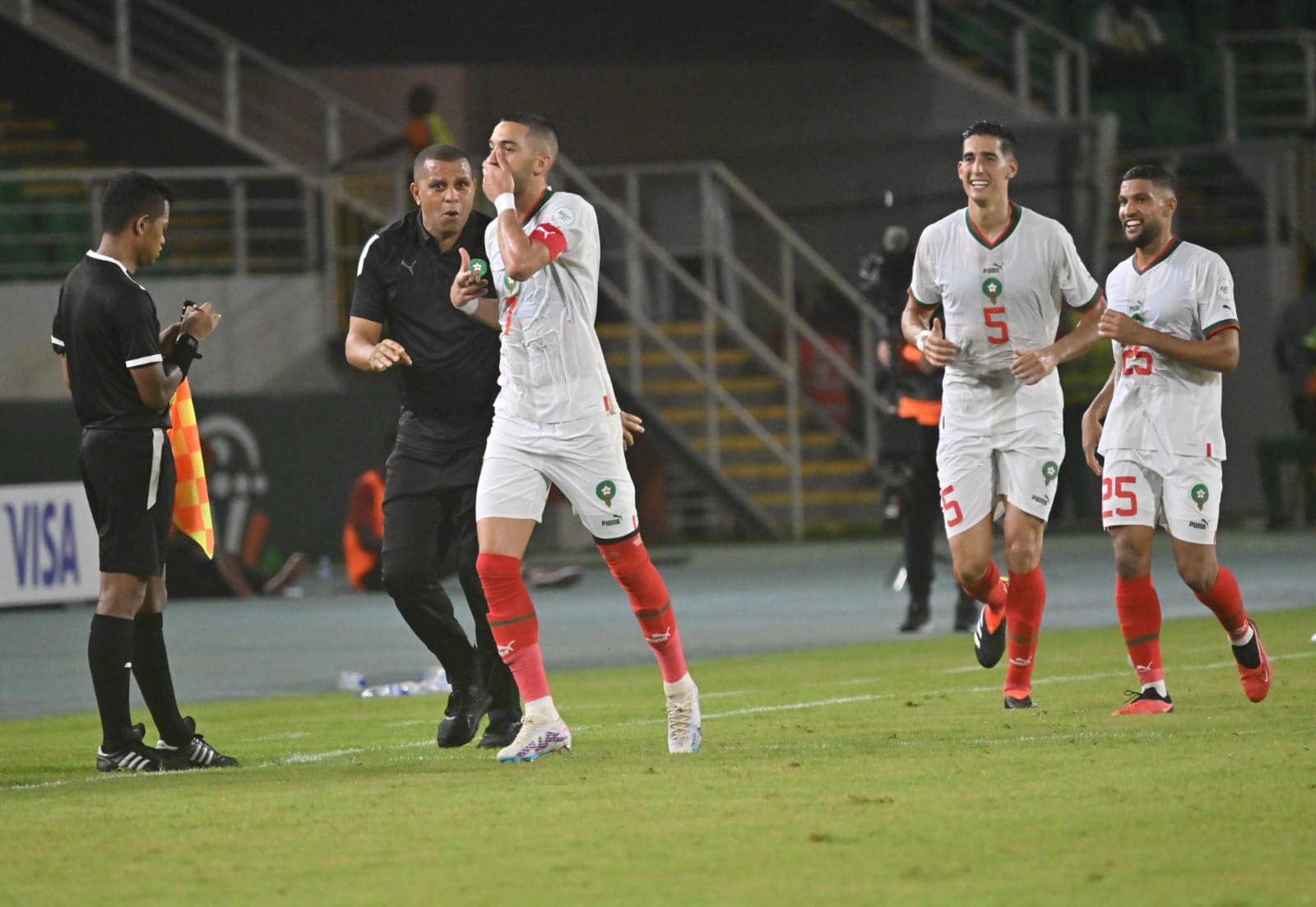 المنتخب المغربي يهزم زامبيا بهدف وحيد ويلاقي جنوب إفريقيا في الدور الموالي