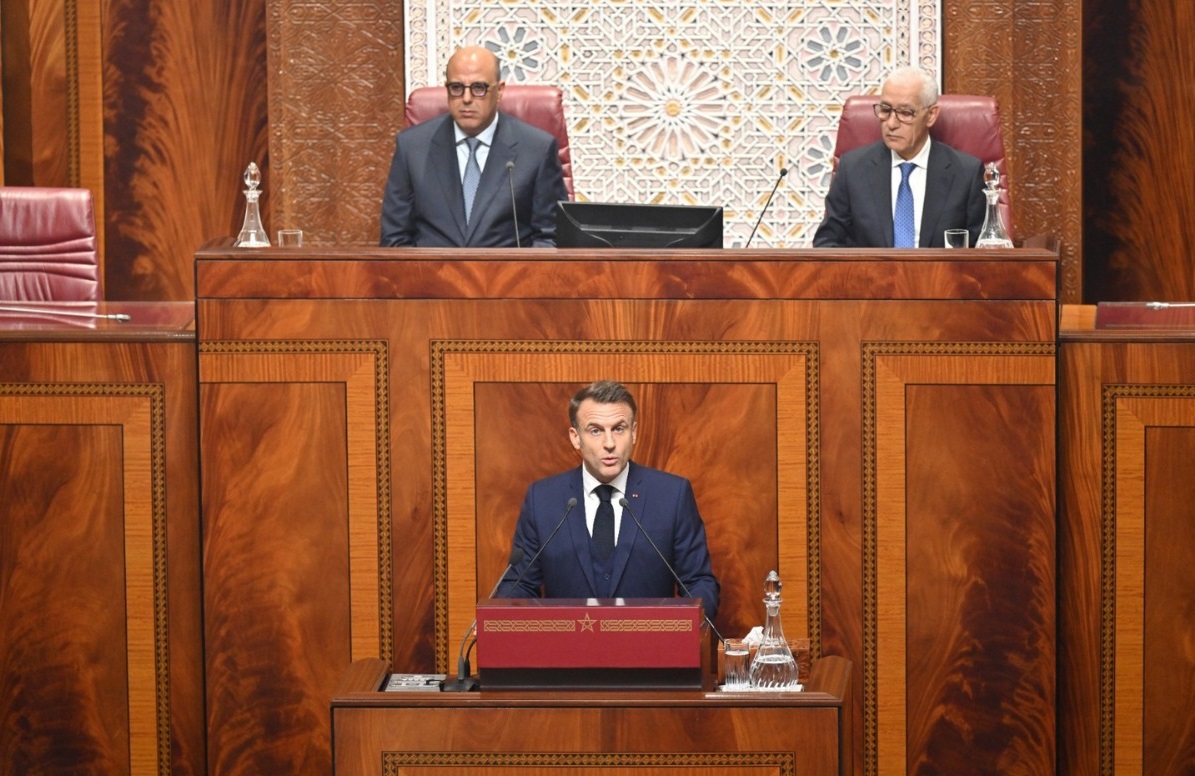 ماكرون أمام البرلمان: حاضر ومستقبل الصحراء لن يكون إلا تحت السيادة المغربية