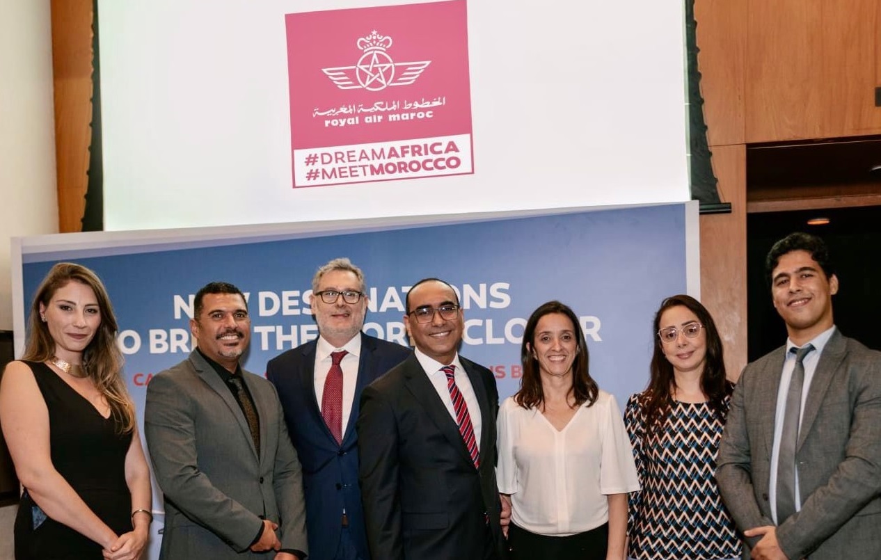 الخطوط الملكية المغربية تقدم فريقها التجاري في البرازيل