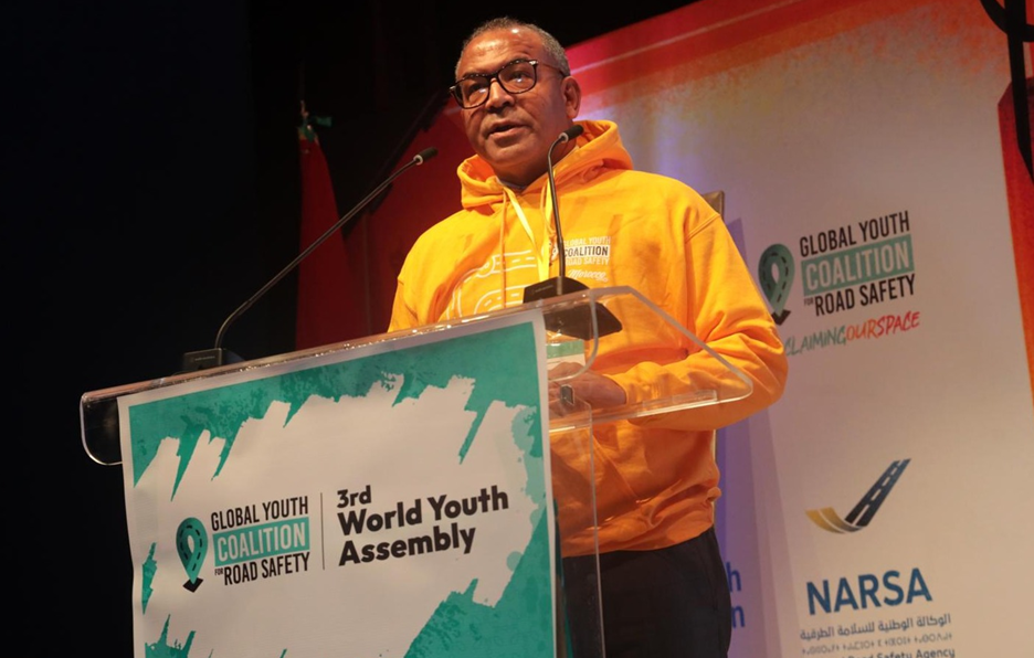 بولعجول يبرز دورَ الشباب في بناء مستقبل "آمن ومستدام" في مجال السلامة الطرقية