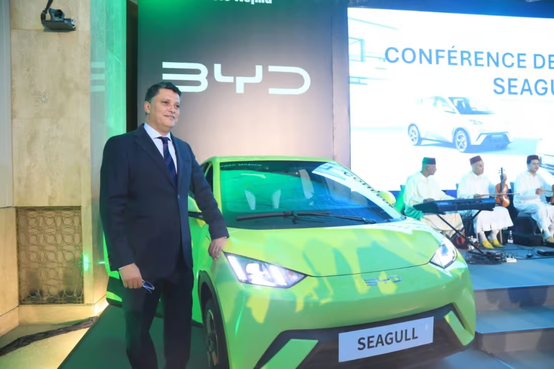شركة BYD تكشف عن سيارتها الكهربائية الجديدة "سيجال Seagull"