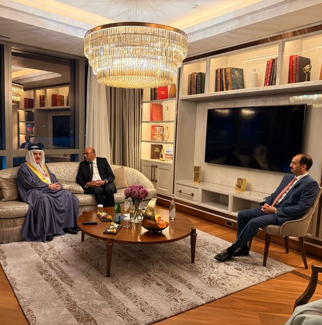 محادثات تجمع ولد الرشيد ورئيس مجلس النواب البحريني في أوزبكستان