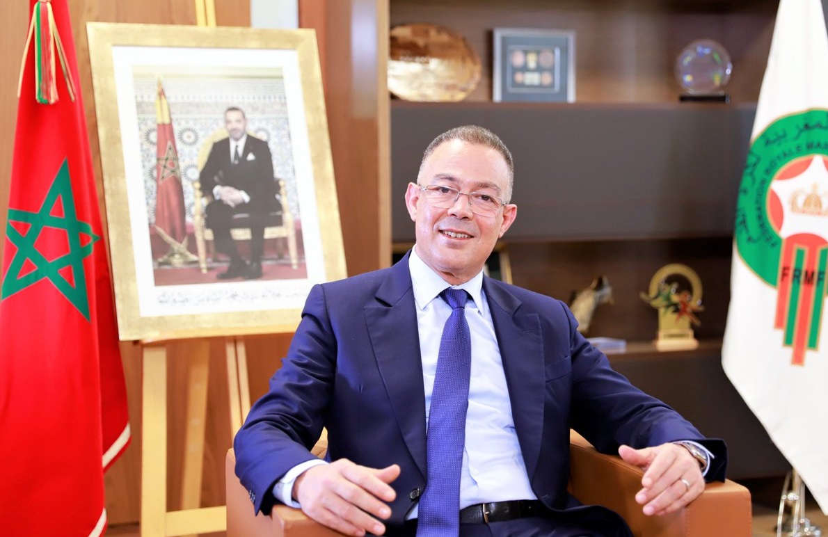 فوزي لقجع نائب رئيس الاتحاد الإفريقي لكرة القدم خلال اجتماع أكرا 2025 أرشيف