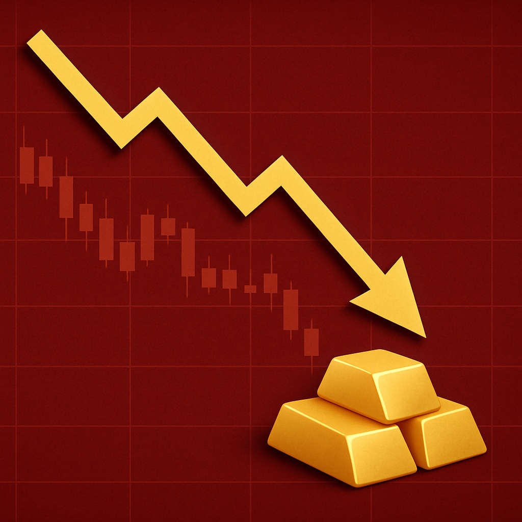 تراجع أسعار الذهب عالميًا في أبريل 2025 بسبب انخفاض التوترات الاقتصادية