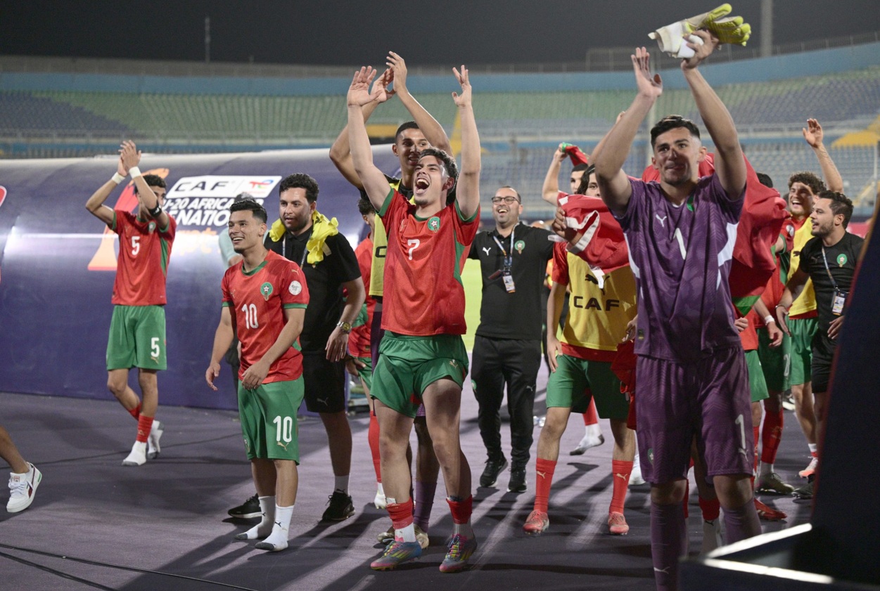 أشبال الأطلس يتأهلون إلى نهائي الكان على حساب مصر