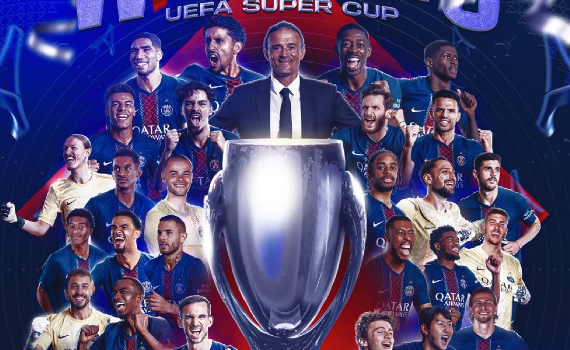 باريس سان جرمان يحرز كأس السوبر الأوروبية على حساب توتنهام