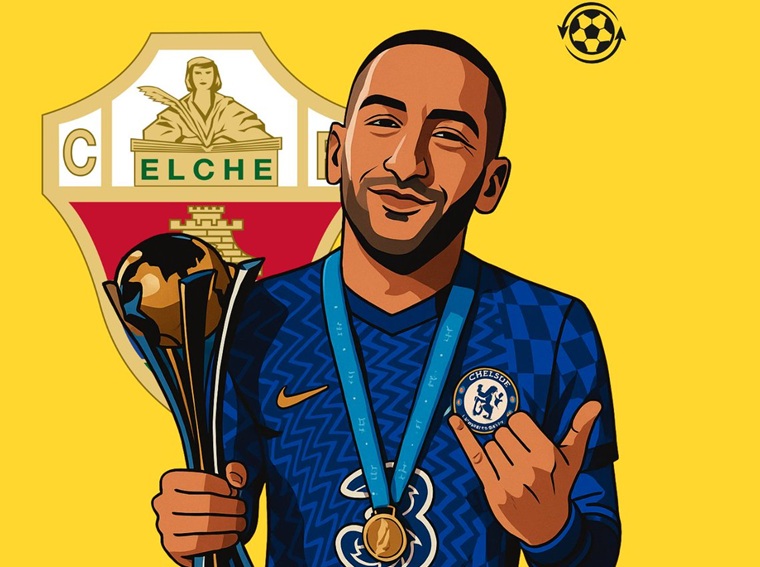 زياش يقترب من الانضمام إلى نادي إلتشي الإسباني