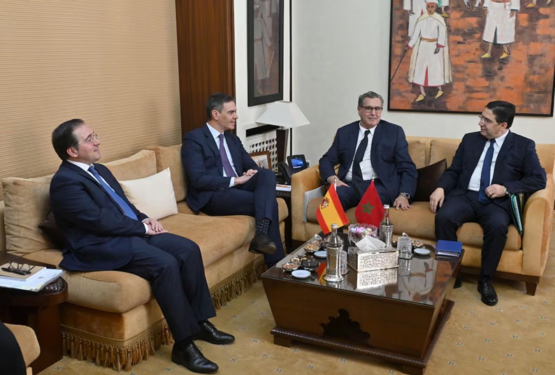  سانشيز وأخنوش يجتمعان بحضور نحو عشرة وزراء ودون عقد مؤتمر صحافي 