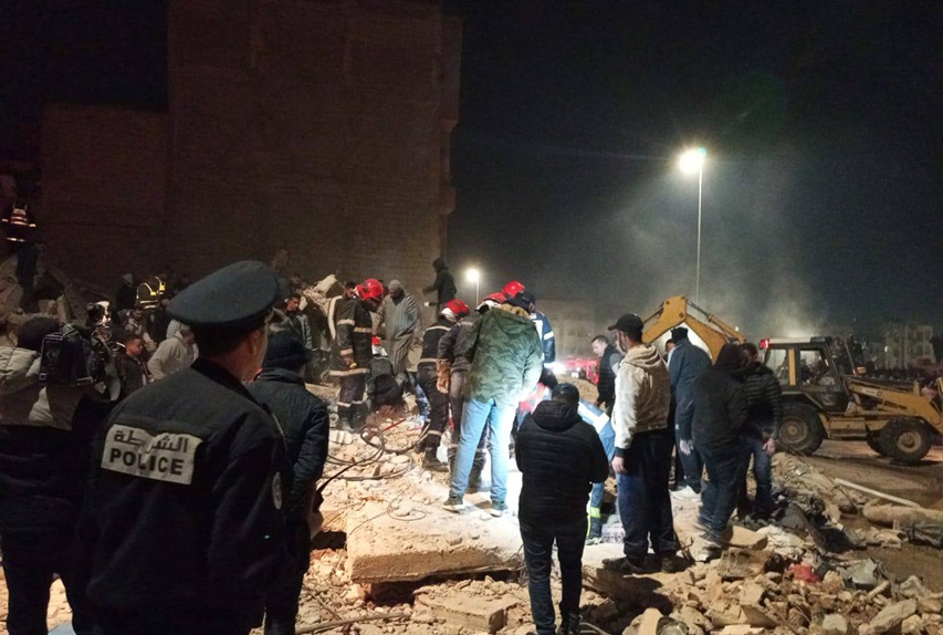 ارتفاع حصيلة ضحايا انهيار بنايتين بفاس إلى 22 وفاة و16 مصابًا