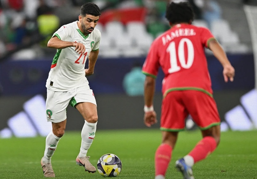  كأس العرب.. المنتخب المغربي يكتفي بالتعادل أمام عمان 