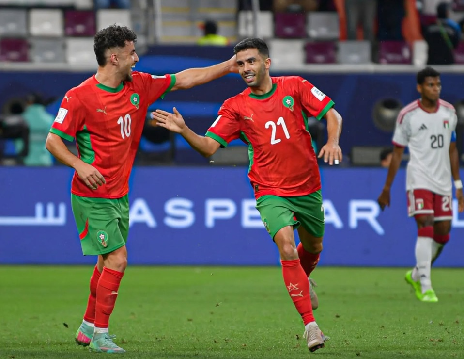  المغرب يحجز بطاقة العبور إلى نهاية كأس العرب على حساب الإمارات بثلاثية نظيفة 