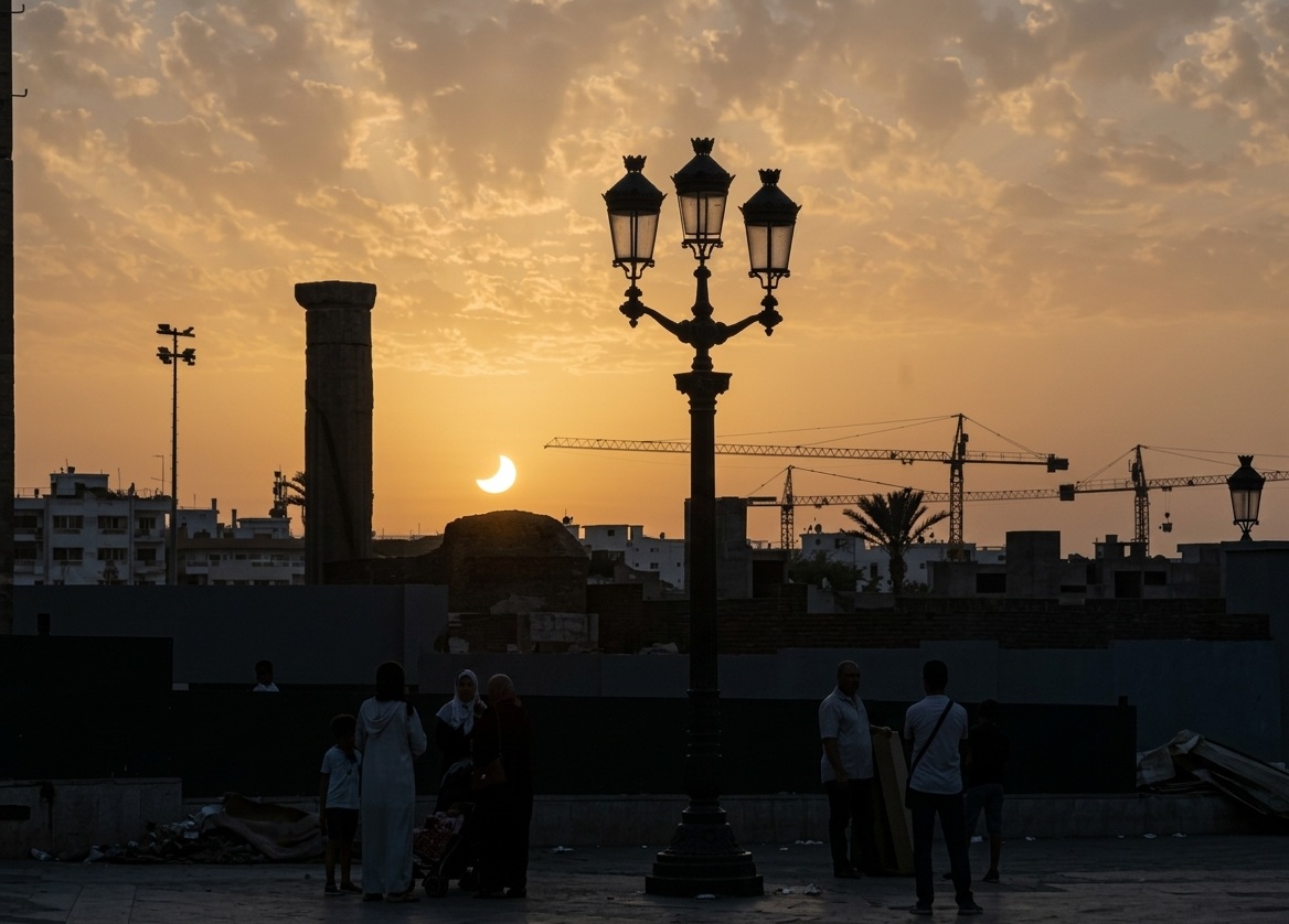  مغاربة يتابعون الكسوف الجزئي للشمس.. وشمال المملكة يسجل أعلى نسب الحجب 